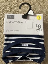 Ladies T-shirt Top Tesco F&F