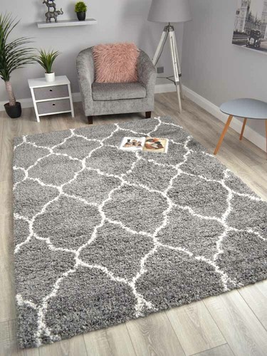 Dark grey cream rugs - rugs, |