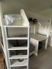 Kids Cabin Bed with Desk and Seating