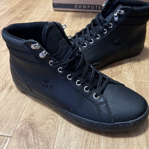 Lacoste mens black boots uk9 - black,
