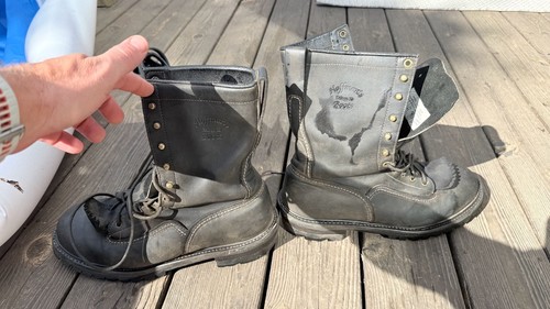 Hoffman black leather - hoffman's, logger