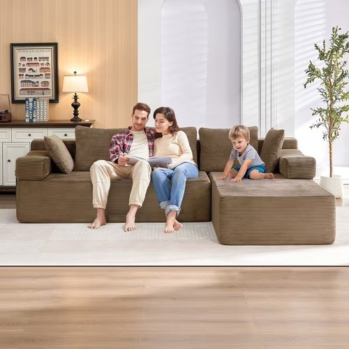 Roxgox shaped modular sofa - l-shaped,