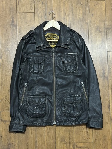 Superdry brad brown leather - brown,