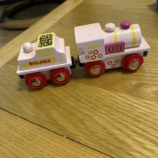 Bigjigs Rail Wooden Pink 123