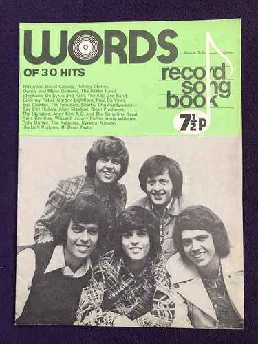 Record song book - record,