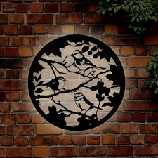 Solar Backlit Garden Wall Art