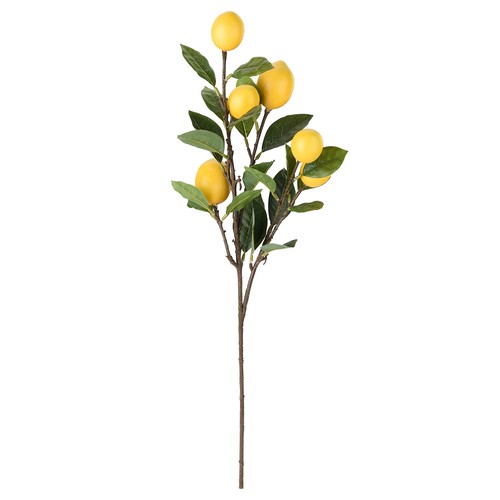 Artificial lemon branch 67cm - lemon,