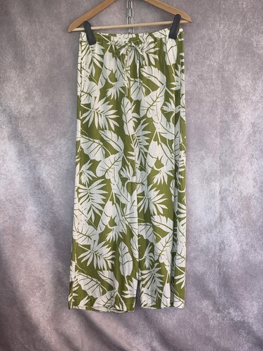 Green wide leg trousers - wide,