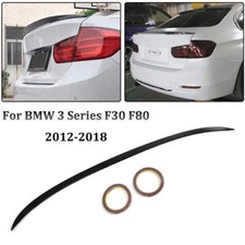 NEW M3 Style Rear Trunk Boot Lip Spoiler Gloss Black For BMW 3 Series F30 F80
