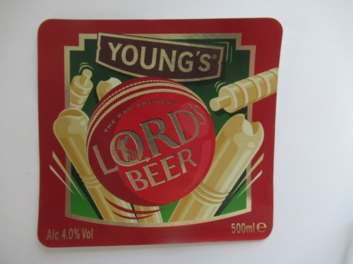 Old beer label - label, young's