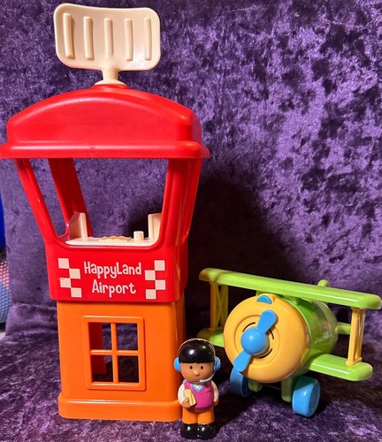 Happyland airport playset - happyland,