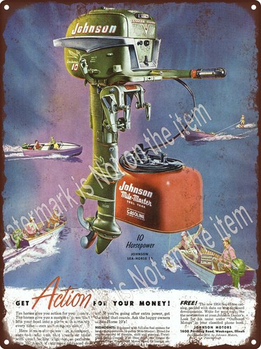 1954 johnson 10hp sea horse - 10hp,