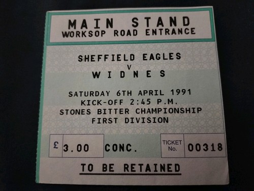 Rugby league match - match, ticket