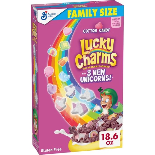 Lucky charms cotton candy - charms,
