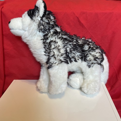 Smyths toys grey cream husky - toys,