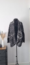 Geometric / aztec print poncho