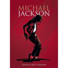 2026 Calendar Michael Jackson Month to View A3 Calendar Official Product