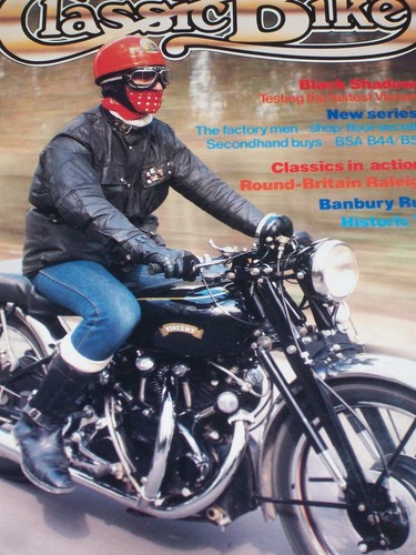 Classic bike vincent - classic, 08/84