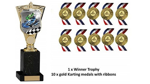 Karting racing party - go,