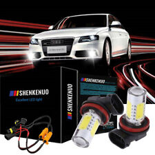 HIGH POWER H11 FOG LIGHT LED DRL BULBS CANBUS ERROR FREE FOR AUDI B7 B8 A5 s3