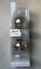 Swish Design Studio Mondiale Finial Chrome Pack x2 Curtain Pole Ends Smart