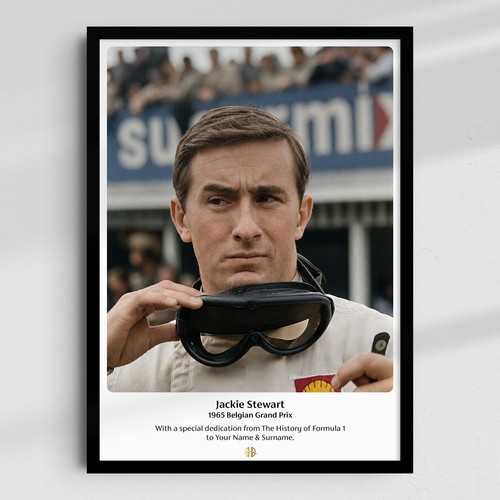 Jackie stewart 1965 - stewart, belgian