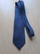 Louis Philippe blue silk tie