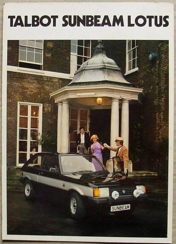 Sunbeam lotus talbot car - sunbeam, sales