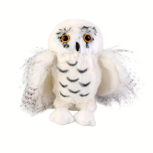 Adorable snowy owl plush toy