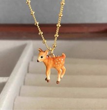 Les Nereides Little Reindeer Necklace 