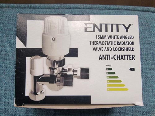 Entity 15mm white - 15mm, angled