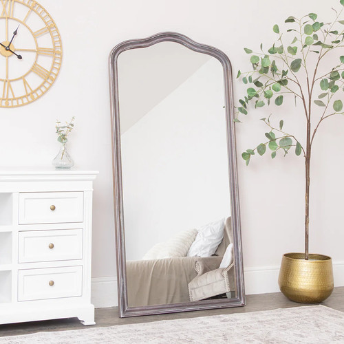 Large arched washed - washed, wooden