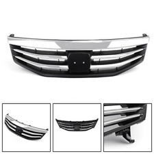 Front Upper Bumper Hood Black