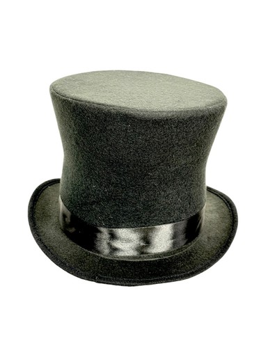 Rock star plain top hat - star,