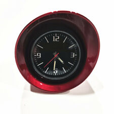 Car SUV Interior Dashboard Clock Luminous Backlight Red Shell Decor Accessories 