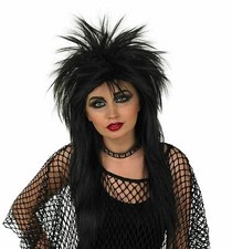 Mens Womens Black Glam Rock