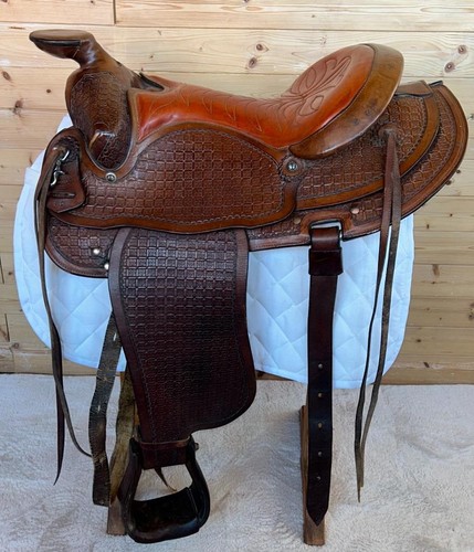 Vintage western saddle fully - vintage,
