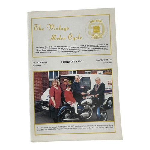 Vintage motor cycle magazine - motor,