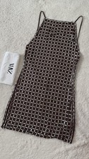 Zara Nude brown dress Size