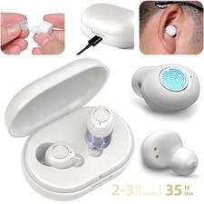 Digital Hearing Amplifier 16 Channels In-Ear for Seniors W Charging Box Portable