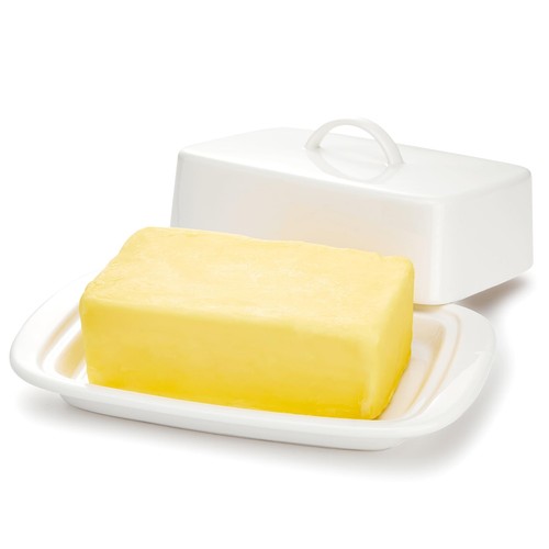 Sweese large butter dish with - butter,