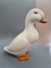 Vintage White Hand Painted