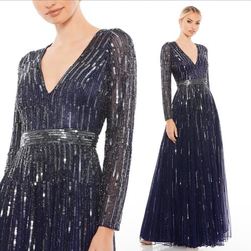 Mac duggal 18w sequin neck - duggal,