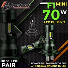 2x F1 MINI H7 LED HEADLIGHT