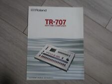 roland tr 707 manual rare