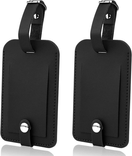 Luggage bag tag leather - bag, pu