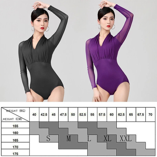 Purple bodysuit leotard size - purple,