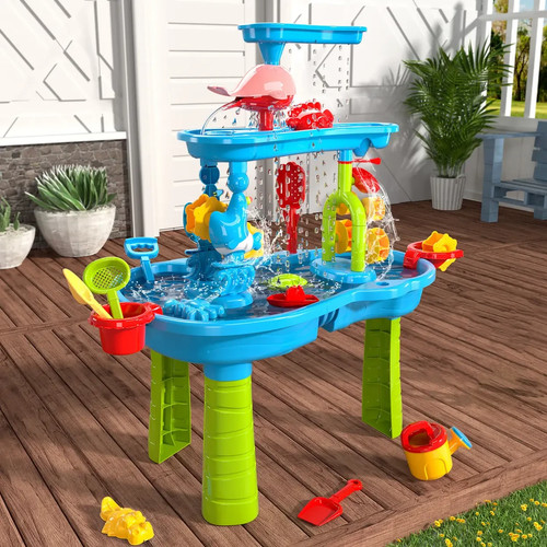 Large sand water table - sand, kids