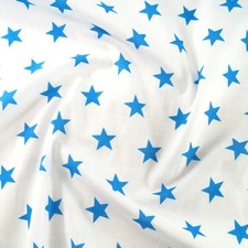 Blue Star Polycotton Fabric