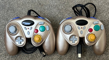 2x GameCube Gold Wired